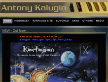 Tablet Screenshot of antonykalugin.net